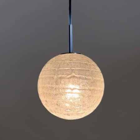 Glazen Globe Hanglamp van Doria Leuchten, 1970s
