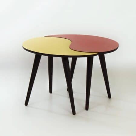 Unieke Set Yin-Yang Salon-, Bijzettafels, 1950s