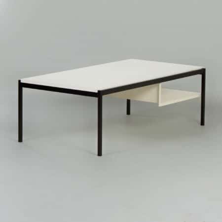 Witte Salontafel 3651 van Coen De Vries voor Gispen - 1960s