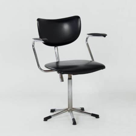 Buisstoelen 2011 van Toon De Wit voor De Wit, 1950s | Set van 4 met Nieuwe Ploegstof