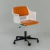 Palissander Eetkamerstoelen met nieuw zwart Leder, 1960s | Set van 4