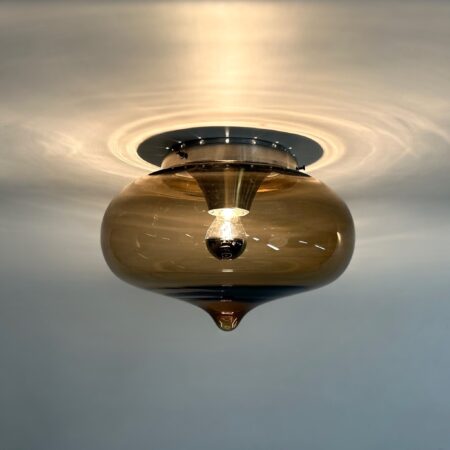 Plafondlamp 'Druppel' van Dijkstra, 1970s | 35 cm
