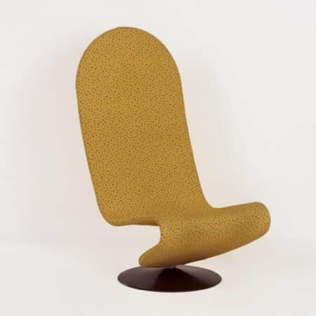 Gele G 3015 Fauteuil van W.H. Gispen voor Riemersma, 1960s