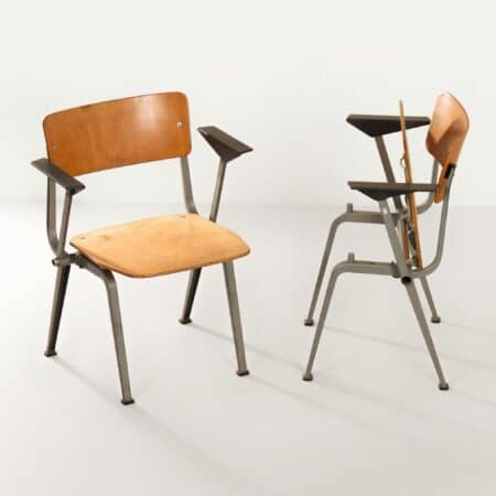 Paar Opklapstoelen met Armleuningen van Ahrend De Cirkel, 1960s