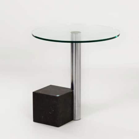 Bijzettafel HK-2 van Hank Kwint voor Metaform, ca. 1980
