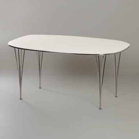 Super Elliptical Eettafel van Piet Hein en Bruno Mathsson voor Fritz Hansen, 1970s
