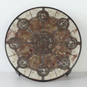 Brutalistische Salontafel van Ox Art voor Trioh, 1970s | Deens, Handgemaakt
