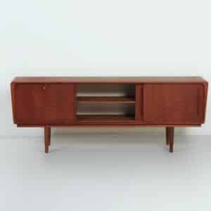 Deens Dressoir van E.W. Bach voor Sejling Skabe, 1960s | Teakhout