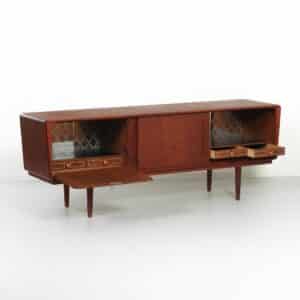 Deens Dressoir van E.W. Bach voor Sejling Skabe, 1960s | Teakhout
