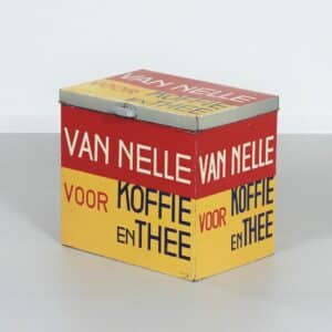 Groot Koffie en Thee Blik van Jac Jongert voor &#8216;De van Nelle Fabriek&#8217;, 1933