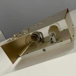 Goudkleurige ‘Sterreregen’ Wandlamp van E.J. Jelles voor Raak in 1960s