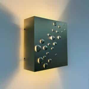 Goudkleurige ‘Sterreregen’ Wandlamp van E.J. Jelles voor Raak in 1960s