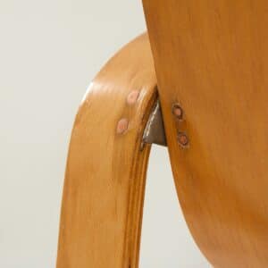 LaWo 1 Fauteuil van Han Pieck voor LAWO Ommen in 1946 (nr. 829) | Berkenhout, Zeldzame Vondst
