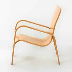 LaWo 1 Fauteuil van Han Pieck voor LAWO Ommen in 1946 (nr. 829) | Berkenhout, Zeldzame Vondst