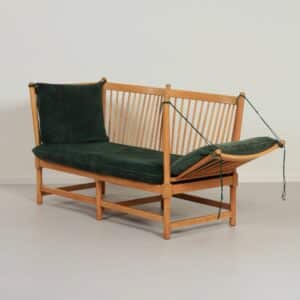 Spoke-Back Bank van Borge Morgensen voor Fritz Hansen, 1963 | Vroege Editie