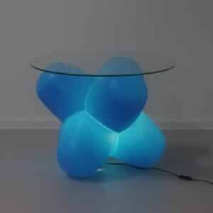 Jack-light, Zittend, Stapelbaar, Verlichtend, Tafel, Ding, van Tom Dixon voor Eurolounge, 1990s
