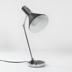 Zwart Bureaulampje Made in Italy, Florence, 1960s