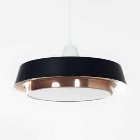 Metalen Hanglamp van J.J.M. Hoogervorst voor Anvia, 1960s | Zeldzaam Model