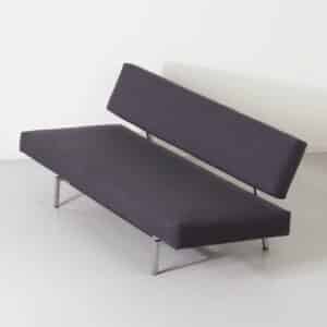 Mid-Century Slaapbank br03 van Martin Visser voor ‘t Spectrum, 1960s – Opnieuw Gestoffeerd met Ploegstof