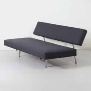 Mid-Century Slaapbank br03 van Martin Visser voor ‘t Spectrum, 1960s – Opnieuw Gestoffeerd met Ploegstof