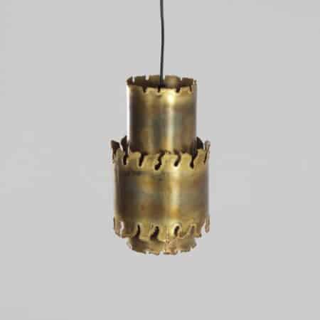 Deense Hanglamp van Svend Aage Holm Sorensen, 1970s - Messing