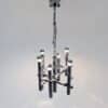 Kunstzinnige Wandlamp van Gevormd Aluminum, 1970s