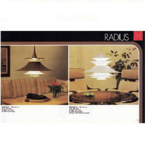 Zeer Grote Deense Hanglamp Radius III van Eric Balslev voor Fog &#038; Mørup, 1970s &#8211; Diameter 70 cm