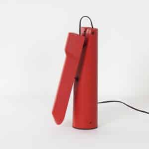 Rode Picchio Bureaulamp van Isao Hosoe voor Luxo, 1980s