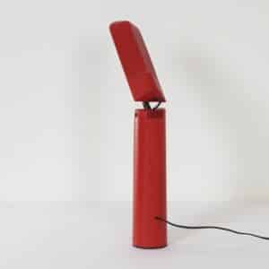 Rode Picchio Bureaulamp van Isao Hosoe voor Luxo, 1980s