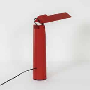 Rode Picchio Bureaulamp van Isao Hosoe voor Luxo, 1980s