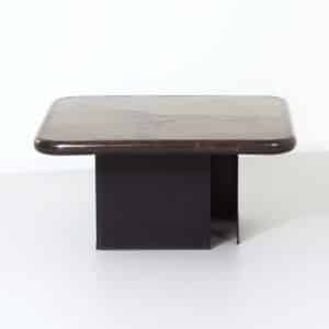Brutalistische Salontafel van Paul Kingma, 1988 | 79&#215;79 cm Vierkant