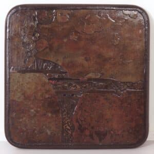 Brutalistische Salontafel van Paul Kingma, 1988 | 79&#215;79 cm Vierkant