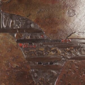 Brutalistische Salontafel van Paul Kingma, 1988 | 79&#215;79 cm Vierkant