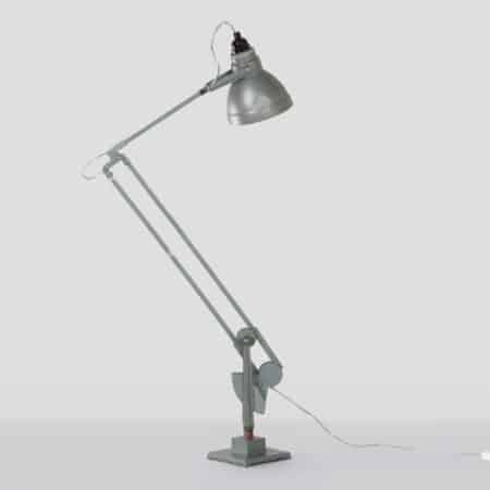 Industriële Bureaulamp met Contragewicht van ERPE, 1950s | Gemerkt