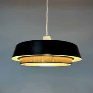 Metalen Hanglamp van J.J.M. Hoogervorst voor Anvia, 1960s | Zeldzaam Model