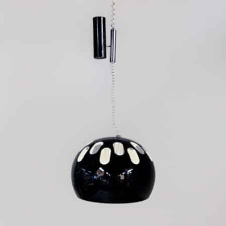 Hanglamp S-445 van Luci Illuminazione, 1970s - Met Contragewicht