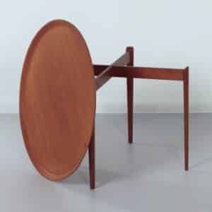 Ronde Salontafel van Hans Olsen voor Viskadalens Möbelindustri, 1960s | Scandinavisch Modern