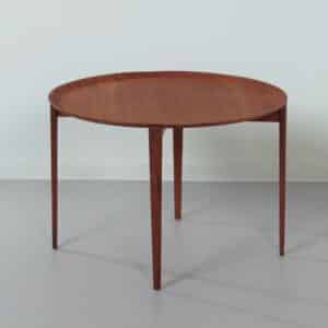 Ronde Salontafel van Hans Olsen voor Viskadalens Möbelindustri, 1960s | Scandinavisch Modern