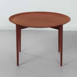 Ronde Salontafel van Hans Olsen voor Viskadalens Möbelindustri, 1960s | Scandinavisch Modern