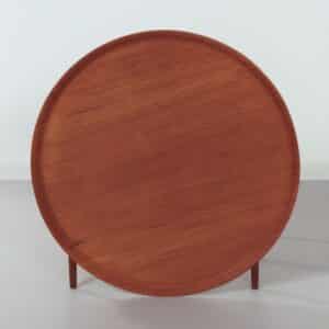 Ronde Salontafel van Hans Olsen voor Viskadalens Möbelindustri, 1960s | Scandinavisch Modern