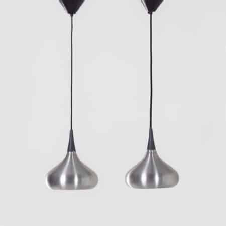 Paar Orient Minor Hanglampen van Jo Hammerborg voor Fog & Morup, 1960s