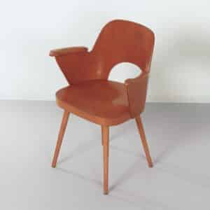 Vintage Armstoel 1515 van Oswald Haerdtl voor Thonet, 1950s