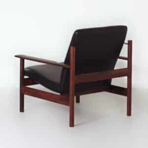 Unieke Loungeset van Sven Ivar Dysthe voor Dokka Møbler, 1960s &#8211; Nieuw Zwart Leer