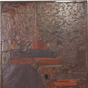 Brutalistische Salontafel van Paul Kingma, 1970s | Bruin en Rechthoekig
