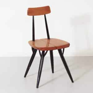 Pirkka Stoelen van Ilmari Tapiovaara voor Laukaan Puu, Finland, 1950s | Vroege Editie, Set van 4
