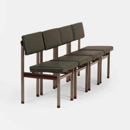 Pali Eetkamerstoelen van Louis van Teeffelen voor Wébé, 1960s