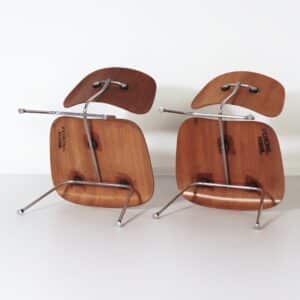 Set LCM Fauteuils van Charles en Ray Eames voor Herman Miller, 1950s &#8211; Zeer Vroege Editie