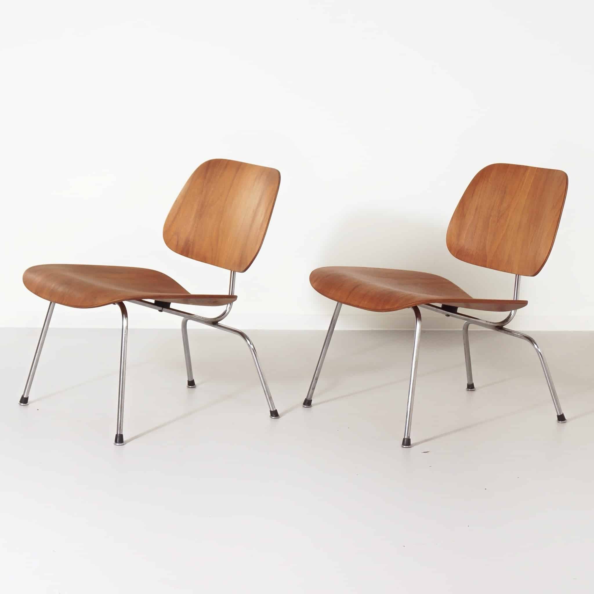 Set LCM Fauteuils van Charles en Ray Eames voor Herman Miller, 1950s – Zeer Vroege Editie