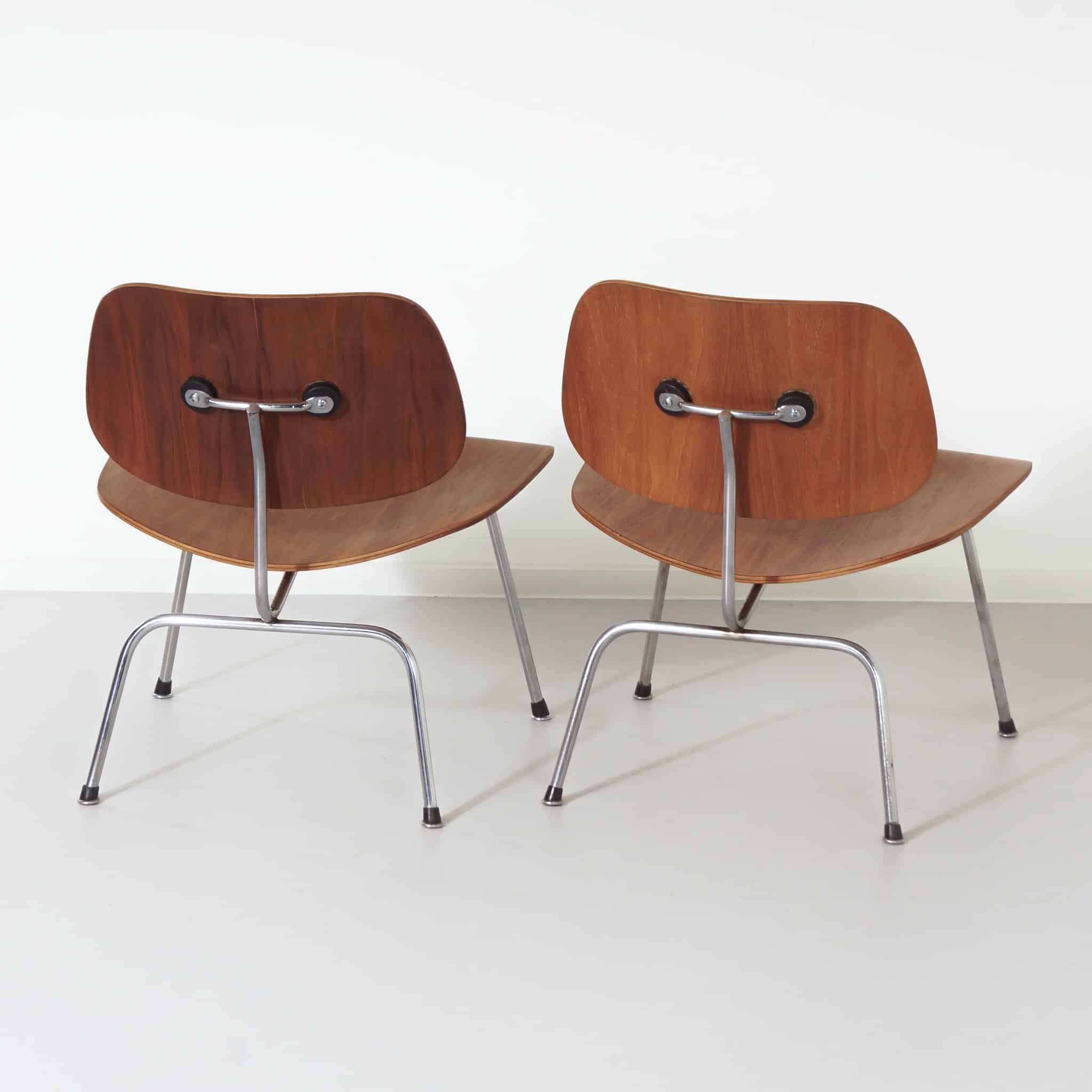 Set LCM Fauteuils van Charles en Ray Eames voor Herman Miller, 1950s – Zeer Vroege Editie
