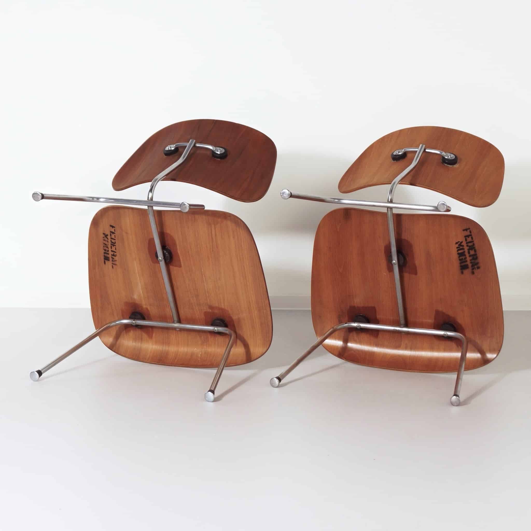 Set LCM Fauteuils van Charles en Ray Eames voor Herman Miller, 1950s – Zeer Vroege Editie